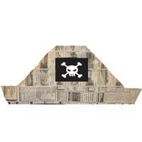 Pirate hat preschool craft