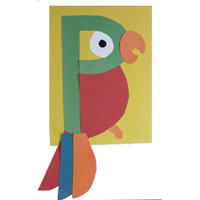 Letter P - Parrot Letter P Craft