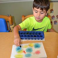 Eyedroppers Color Mixing fine motor skills activity