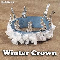 Winter Crown Craft and Fine Motor Activity Preschool