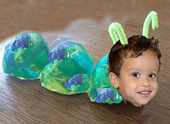 I'm a hungry caterpillar craft for preschool and kindergarten