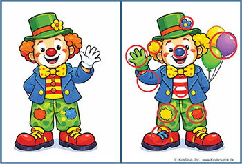 Spot the Differences! preschool activity
