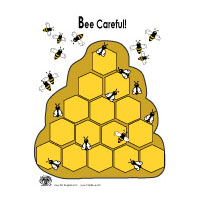 Bee Careful! Letter B Beginning Sound Game