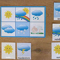 Thunderstorm! preschool Weather Game