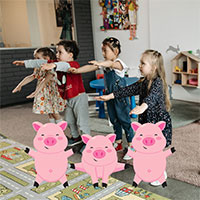 The Three Little Pigs Movement Story for preschool and kindergarten