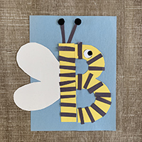 B for Bee Letter craft and preschool lesson plan