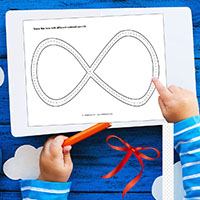 Bow Shape Pre-writing