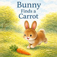 Bunny Finds a Carrot Preschool Story