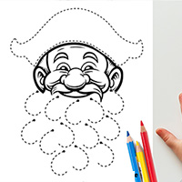 Pirate Tracing Pre-writing Skills