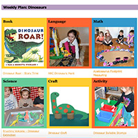 Dinosaur weekly plan and activities preschool and kindergarten