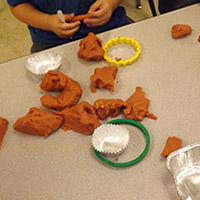 pumpkin pies play dough preschool activities