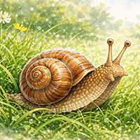 I’m a Little Snail Song preschool and kindergarten