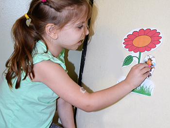 Bees positional words preschool activity