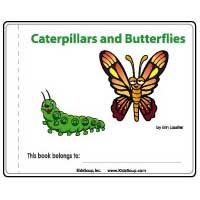 Caterpillars and Butterflies Emergent Reader Booklet for Kindergarten