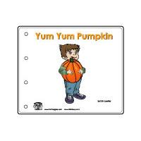 Yum Yum Pumpkin Emergent Reader Book and Story for preschool and kindergarten