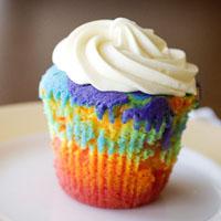 Rainbow Cupcakes colors snack