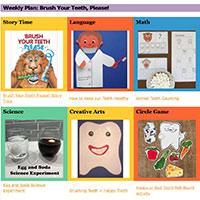 Preschool Dental Health Weekly Plan and Activities 