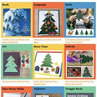 The Christmas Tree Weekly Plan and Activities for preschool and kindergarten