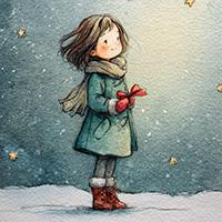 The Little Red Christmas Bow - Story for preschool and kindergarten