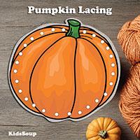 Pumpkin Lacing Card Activity