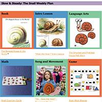 Slow & Steady: The Snail Weekly Plan