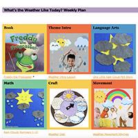What’s the Weather Like Today? preschool activities and weekly plan What’s the Weather Like Today? preschool activities and weekly plan