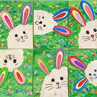 Bunny in the Flower Field Artwork