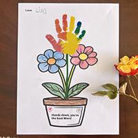 Hands down, you're the best Mom! Preschool Mother's Day Craft and Rhyme