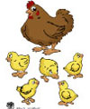 chicks and hen rhyme and activity