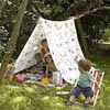 easy bed sheet tent