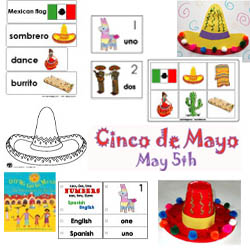 Cinco de Mayo crafts, printables, games and activities at KidsSoup