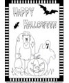 Halloween coloring