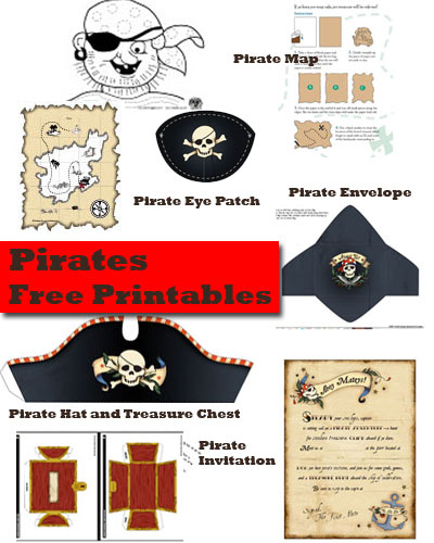 Pirates Preschool and Kindergarten Activities, Crafts, and Games | KidsSoup