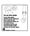 itsy bitsy spider printable
