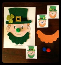 Leprechaun concentration game