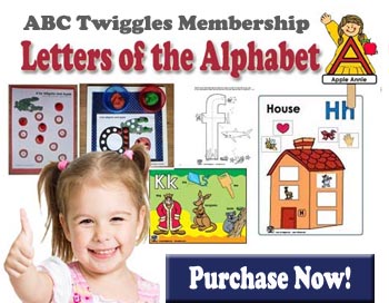 ABC Twiggles Curriculum Letters of the Alphabet preschool activities