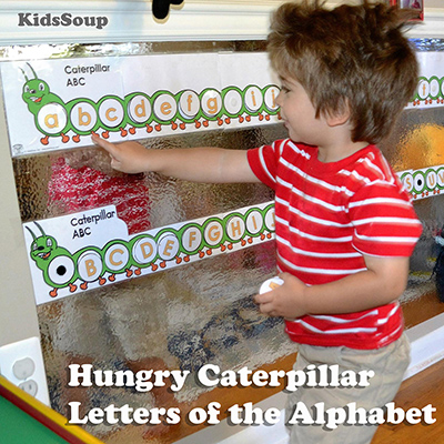 Letters of the Alphabet ABC Caterpillar activity for preschool and kindergarten