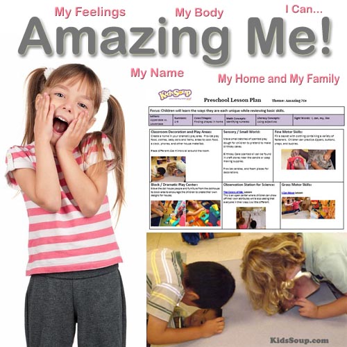 All about me activities and lesson plans for preschool and kindergarten