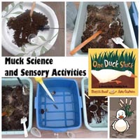 Preschool Mud and Muck Science and Sensory Activities