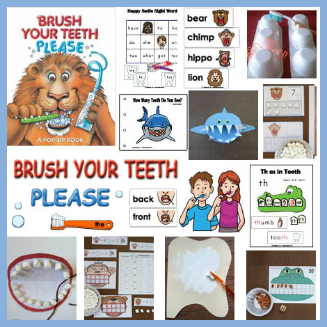 What are some dental hygiene worksheet ideas for kids?