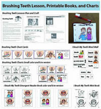 Healthy Teeth lesson and activities for preschool and kindergarten