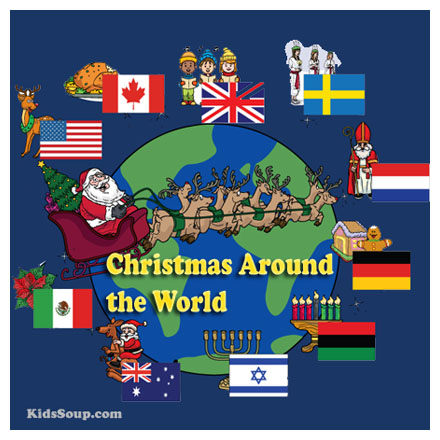 Christmas Around the World preschool and kindergarten activities