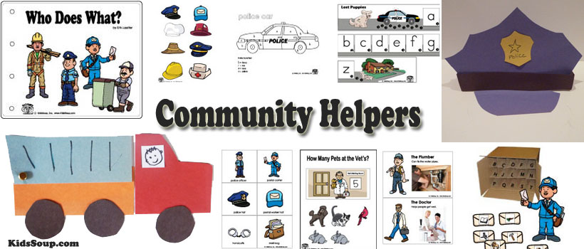 community helpers preschool activities crafts lessons and printables kidssoup