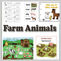 Preschool, Kindergarten Farm Animals Activities and Crafts