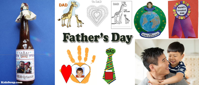 Father's Day Activities and Crafts for preschool and kindergarten