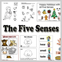 Preschool Kindergarten The Five Senses Activities and Crafts