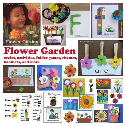 Flower Garden Crafts Activities Lessons Games For Preschool And