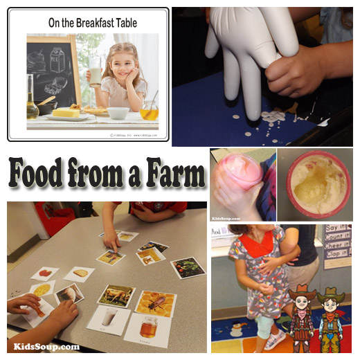 Harvest Fruit and Vegetables Preschool activities and games