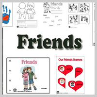 Preschool Kindergarten Friends Activities and Lessons