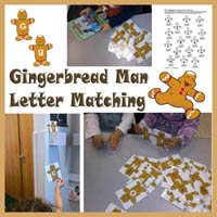 Preschool, Kindergarten The Gingerbread Man Hunt Actvities